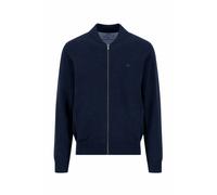 FYNCH-HATTON Strickjacke Herren Navy 100 % Baumwolle mit Reißverschluss 3XL