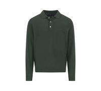 FYNCH-HATTON Strickpolo aus Merino-Kaschmir mit Polokragen Dark ivy/XXL