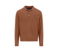 FYNCH-HATTON Strickpolo aus Merino-Kaschmir mit Polokragen Hazel/L