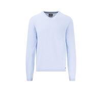 FYNCH-HATTON Strickpullover aus Baumwolle mit V-Ausschnitt - AIR Cotton Summer Breeze/L