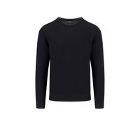 FYNCH-HATTON Strickpullover aus Reiner Wolle mit Rundhalsausschnitt Black/XL