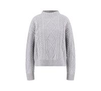 Fynch-Hatton Wollpullover Damen hellgrau, M