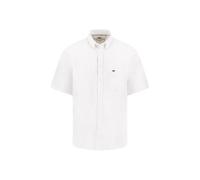 Fynch-Hatton Kurzarmhemd Summer Linen B.D. Leinen Weiß Größe L