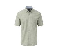 FYNCH-HATTON Leichtes Halbarm-Hemd aus Slub-Baumwolle Dusty Olive/M