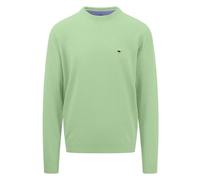 FYNCH-HATTON Superfine Cotton | O-Neck Feinstrickpullover Soft Green/M