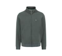 FYNCH-HATTON Sweatjacke aus Baumwolle mit Stehkragen und Reißverschluss