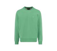 Fynch-Hatton Casual Fit Sweatshirt Rundhalsgrün, Einfarbig