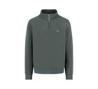 FYNCH-HATTON Sweatshirt aus Baumwolle mit Zip-Kragen Dark ivy/XXL
