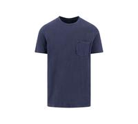 FYNCH-HATTON - T-Shirt, garment dyed, pocket navy - Gr. - XL