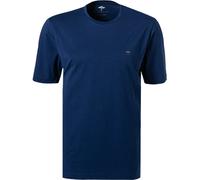 Fynch-Hatton T-Shirt Herren Slim Fit Kurzarm Rundhals Baumwolle blau, XXL