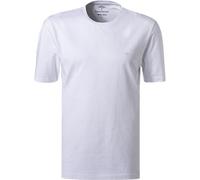 Fynch-Hatton T-Shirt Herren Slim Fit Kurzarm Rundhals Baumwolle weiß, 3XL
