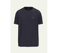 FYNCH-HATTON - T-Shirt, slub navy - Gr. - XXL