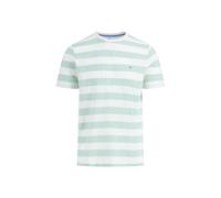 FYNCH-HATTON - T-Shirt, slub, stripe minty green - Gr. - XL