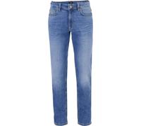 Fynch-Hatton Tapered Fit Jeans hellblau, Einfarbig