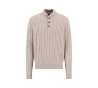 FYNCH-HATTON Troyer aus Baumwoll-Woll-Mix mit Zopfmuster new Offwhite/XL