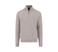 Fynch-Hatton Strickpullover mit Troyer-Kragen in Offwhite, Größe L