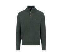 Fynch-Hatton Casual Fit Troyer grün, Einfarbig