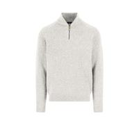 FYNCH-HATTON Troyer aus Wollmix mit Melange-Effekt Winter White/L