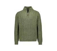 FYNCH-HATTON Troyer aus Wollmix mit Zopfmuster Dark ivy/M