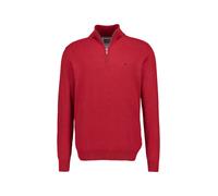 Fynch-Hatton Casual Fit Troyer rot, Einfarbig