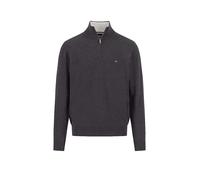 Troyer FYNCH-HATTON, Herren, Gr. 4XL, charcoal, Strick, Obermaterial: 90% Wolle, 10% Kaschmir, unifarben, regular fit taillenbedeckt, ohne Ausschnitt, Rippbündchen, Pullover, mit Logo Stickerei (51098