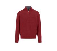 FYNCH-HATTON Troyer aus Kaschmir-Mix mit Reißverschlusskragen Garnet red/XL