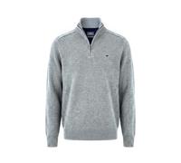 FYNCH-HATTON - Troyer-Zip, Wool-Cashmere silver - Gr. - M