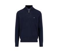Fynch-Hatton Troyerpullover aus reiner Baumwolle Navy XL