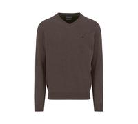 Fynch-Hatton Casual Fit Pullover braun, Einfarbig