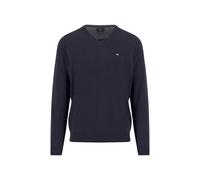 Fynch-Hatton Casual Fit Pullover dunkelblau, Einfarbig