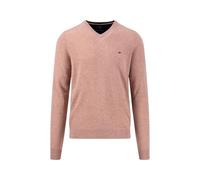 FYNCH-HATTON V-Neck Pullover aus Merino-Kaschmir Pale Berry/S