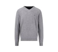 FYNCH-HATTON V-Neck Pullover aus Merino-Kaschmir Silver / 4XL