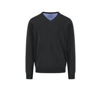 Fynch-Hatton Casual Fit Pullover schwarz, Einfarbig