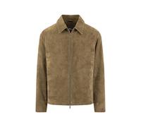 FYNCH-HATTON - Velours Zip Jacket dark khaki - Gr. - M