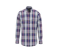 FYNCH-HATTON - Washed Oxford Check, B.D., 1/1 navy - Gr. - M