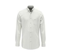 FYNCH-HATTON - Washed Oxford Fine Stripe,B.D., 1/1 avocado - Gr. - XXL