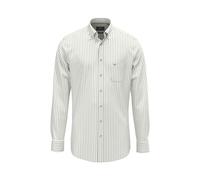 FYNCH-HATTON - Washed Oxford Stripe, B.D., 1/1 avocado - Gr. - 3XL
