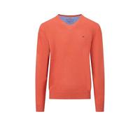 FYNCH-HATTON Weicher Feinstrick-Pullover mit V-Ausschnitt Orient red / 3XL