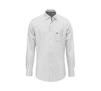 Fynch-Hatton Langarmhemd Soft Oxford Navy Check 4XL