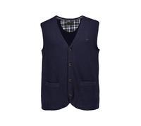 Fynch-Hatton Weste Herren Regular Fit V-Ausschnitt grün, 4XL