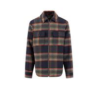 FYNCH-HATTON - Wool check overshirt dark navy - Gr. - M
