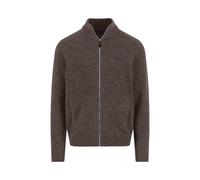 FYNCH-HATTON - Zip Cardigan. Donegal*RWS dark chocolate - Gr. - XXL
