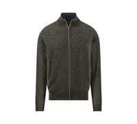 FYNCH-HATTON - Zip Stand-Up Cardigan, ribbed - Gr. - XXL
