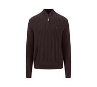FYNCH-HATTON - Zip Troyer, Ribbed Lambswool soil - Gr. - L