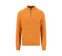 FYNCH-HATTON - Zip Troyer, Soft Knit Cable*RWS sienna - Gr. - M