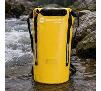 Fzaqwen Wasserdichter Rucksack Outdoor Trockensack Rolltop Rucksack Packsack Daypack mit Glatter Oberfläche Und Verstärkter Konstruktion für Trail Running, Array, Gelb, 40L