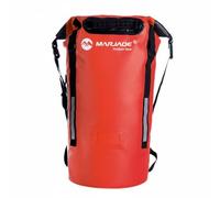 Fzaqwen Wasserdichter Rucksack Outdoor Trockensack Rolltop Rucksack Packsack Daypack mit Glatter Oberfläche Und Verstärkter Konstruktion für Trail Running, Array, Rot, 40L