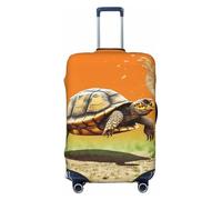 FZQVSLCM Reisegepäck-Abdeckung, elastisch, waschbar, kratzfest, dick, passend für 45,7 - 81,3 cm (18 - 32 Zoll), Schwarz , L