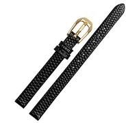 FZXCG Lizard Print Cowhide Leder Uhrenband für Damen Ersatz Watch White Red Ultra-Thin Strap 6 8 10 12 14 16mm Kostenlose Lieferung, 14mm, Azetat, Kein Edelstein