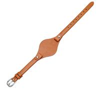 FZXCG Uhrenarmband aus echtem Leder für Fossil ES3077, ES2830, ES3262, ES3060, stilvolles Damen-Uhrenarmband, kleines Armband, 8mm rose gold clasp